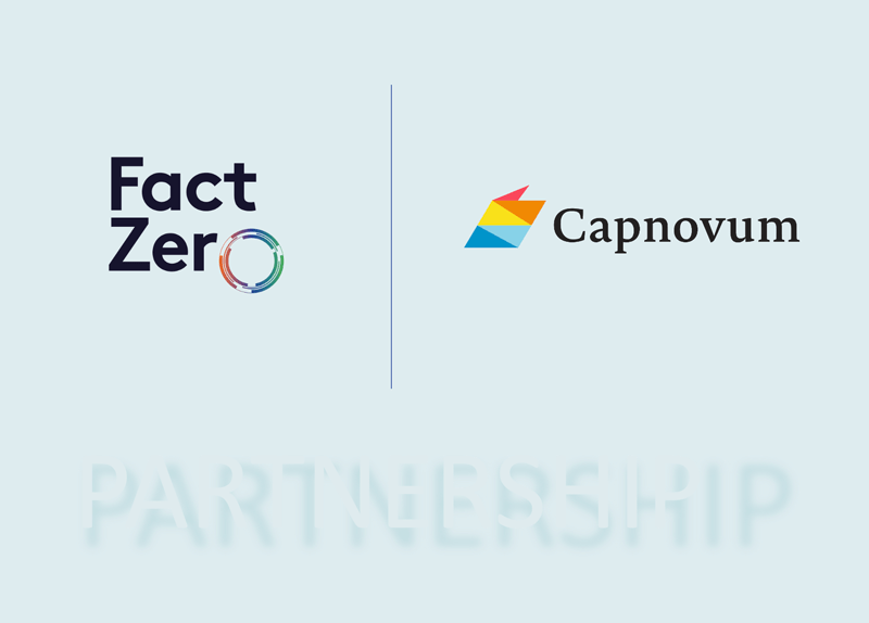 FactZero and Capnovum are thrilled to announce their strategic partnership